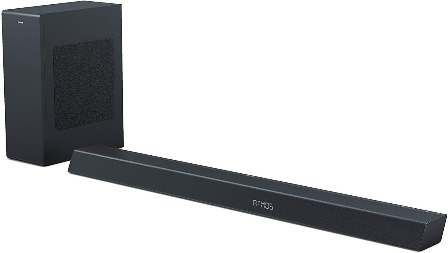 PHILIPS TAB8805 WIRELESS 300W SOUNDBAR SUBWOOFER DOLBY ATMOS HDMI RRP £499