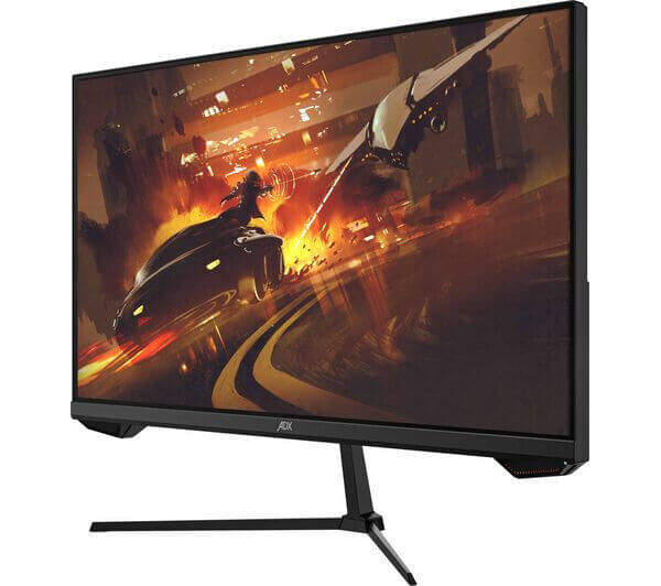 ADX A25H2G25 Full HD 25" IPS Gaming Monitor showcasing vibrant game scene with high refresh rate and sleek design.