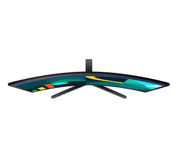 SAMSUNG ESSENTIAL S3 S36GD FULL HD 1080P 24" CURVED LCD MONITOR 100HZ 4MS HDMI front view with screen design.