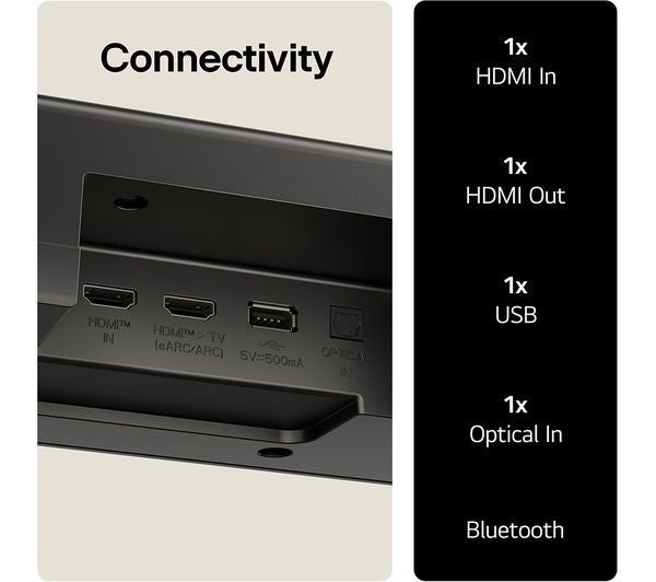 LG US70TR SOUNDBAR HOME CINEMA 5.1.1 WIRELESS SUBWOOFER DOLBY ATMOS RRP £699
