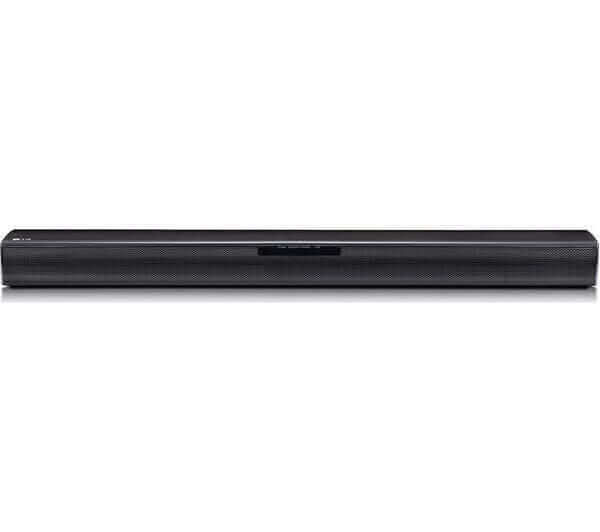 LG SQC1 2.1 Wireless Bluetooth Soundbar with subwoofer, compact design for modern home cinema