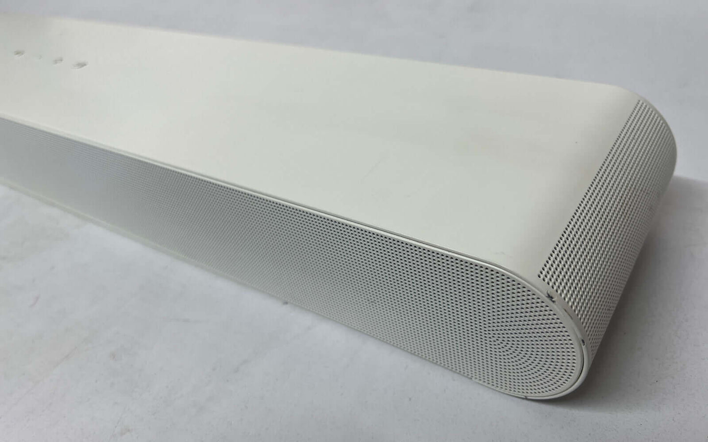 SAMSUNG HW-S61B 5.0 All-in-One Soundbar in white, featuring a sleek design and front speaker mesh.
