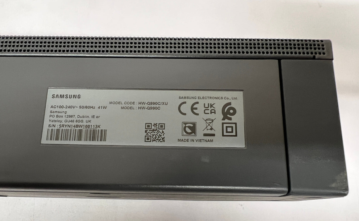 SAMSUNG HW-Q990C 11.1.4 WIRELESS SOUNDBAR SUBWOOFER DOLBY ATMOS AMAZON ALEXA