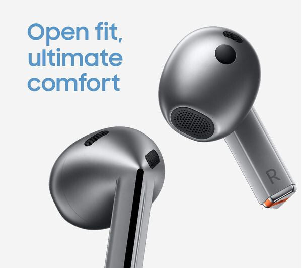 SAMSUNG GALAXY BUDS3 PRO WIRELESS NOISE CANCELLING EARPHONES SILVER SM-R630 NEW