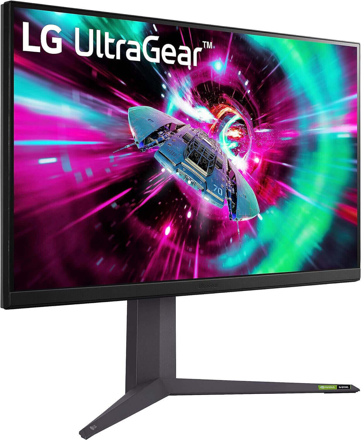 LG UltraGear 32GR93U 32" 4K UHD gaming monitor with vibrant colors and fast response for immersive gaming.