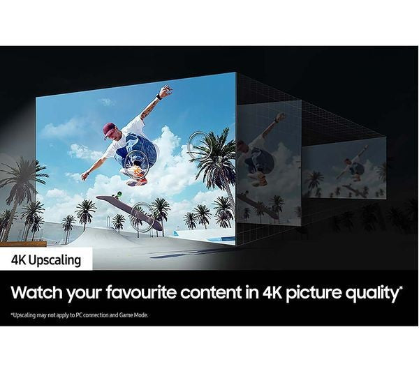 SAMSUNG 43" TV SMART 4K UHD ULTRA HD HDR10+ WIFI LED BIXBY ALEXA HDMI UE43DU7100