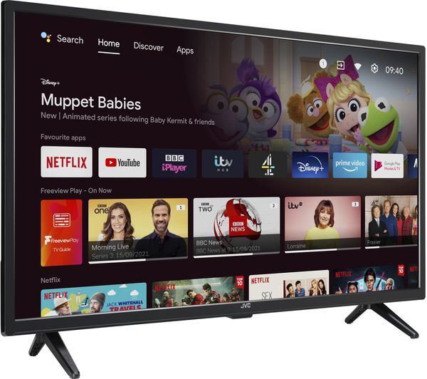 JVC 32" TV SMART HD READY HDR LED WIFI ANDROID GOOGLE ASSISTANT HDMI LT-32CA120