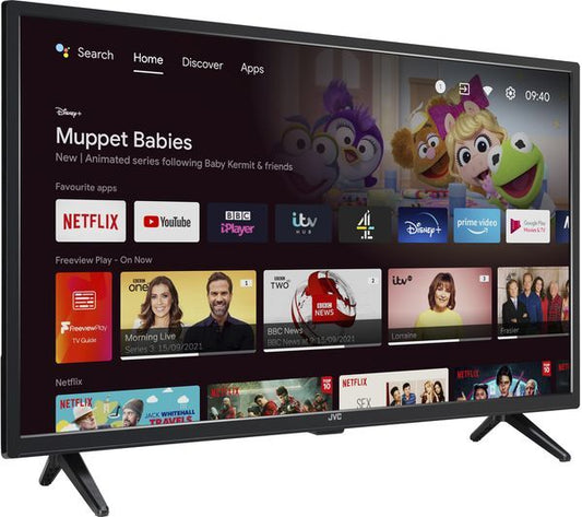 JVC 32" TV SMART HD READY HDR LED WIFI ANDROID GOOGLE ASSISTANT HDMI LT-32CA120
