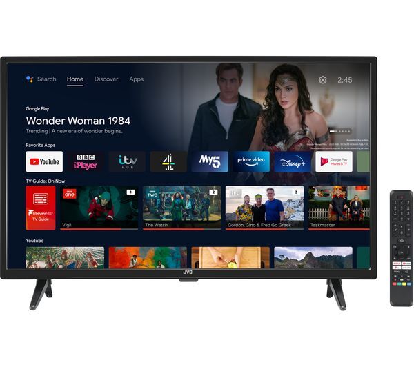 JVC 32" TV SMART HD READY HDR LED WIFI ANDROID GOOGLE ASSISTANT HDMI LT-32CA120