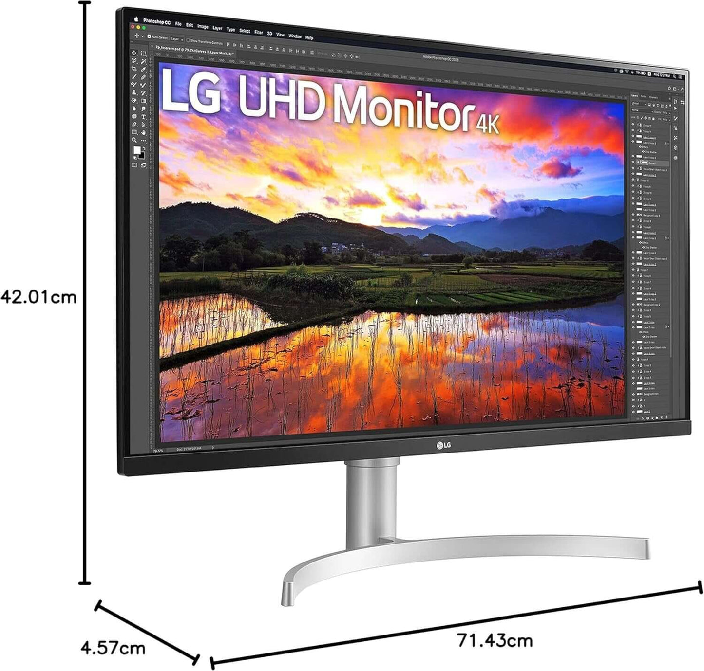 LG 32UN650K 32" 4K ULTRA HD IPS LCD MONITOR 2160P HDR10 1MS HDMI DISPLAYPORT