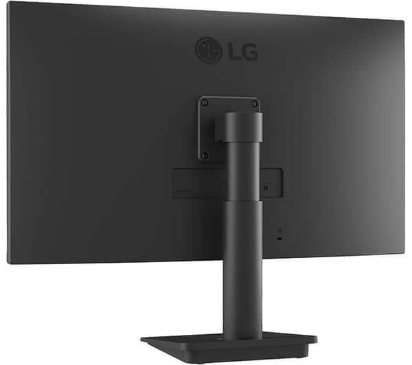 Back view of LG 27MS550 27" LCD IPS MONITOR FULL HD 1080P 250 cd/m² 1000:1 5MS 100Hz 2x HDMI with adjustable stand.