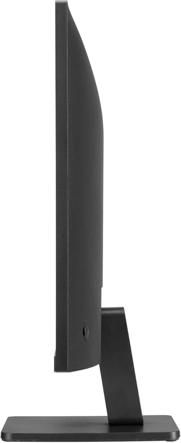 LG 27" LCD MONITOR FULL HD 1080P IPS 250 cd/m² 3000:1 5MS 100Hz HDMI VGA 27MR400 side view image.