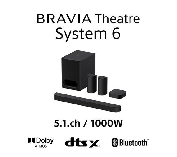 SONY BRAVIA THEATRE SYSTEM 6 5.1 HOME CINEMA SYSTEM 1000W DOLBY ATMOS HT-S60