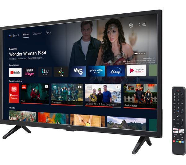 JVC 32" TV SMART HD READY HDR LED WIFI ANDROID GOOGLE ASSISTANT HDMI LT-32CA120