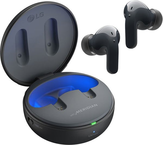 LG Tone Free UT90Q True Wireless Bluetooth Noise-Cancelling Earbuds IPX4 Black