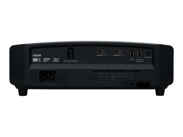 ACER PREDATOR GD711 4K ULTRA HD GAMING PROJECTOR 2160P 240Hz SPEAKER HDMI NEW - Rear view with input ports