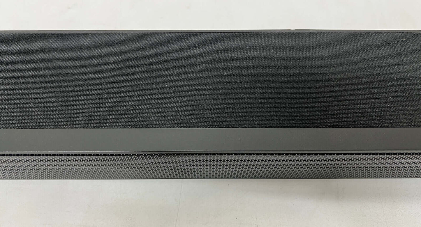 Top view of the Hisense AX3120G 3.1.2 wireless soundbar showcasing its sleek design.