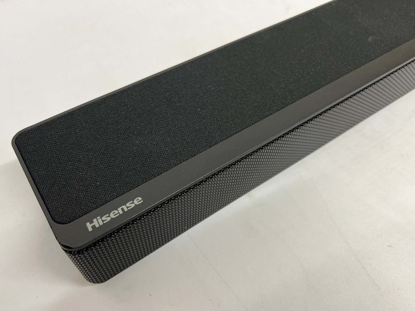 Hisense AX3120G 3.1.2 wireless soundbar showcasing sleek design and premium finish.