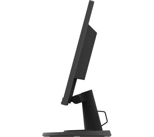 Side profile of LENOVO D24-40 23.8" Full HD monitor showcasing its sleek and modern design.