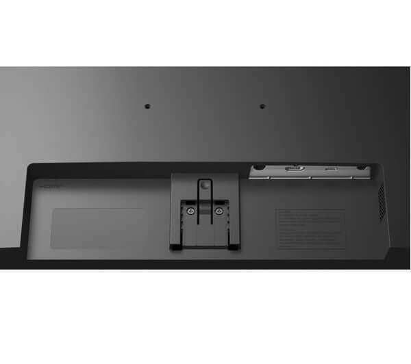 Back view of LG 27U631A-B 27" IPS LCD Monitor showing ports and wall mount mechanism.