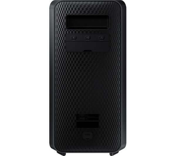 SAMSUNG MX-ST40B MEGASOUND PARTY SPEAKER 160W BLUETOOTH 5.0 IPX5 BLACK USB NEW front view