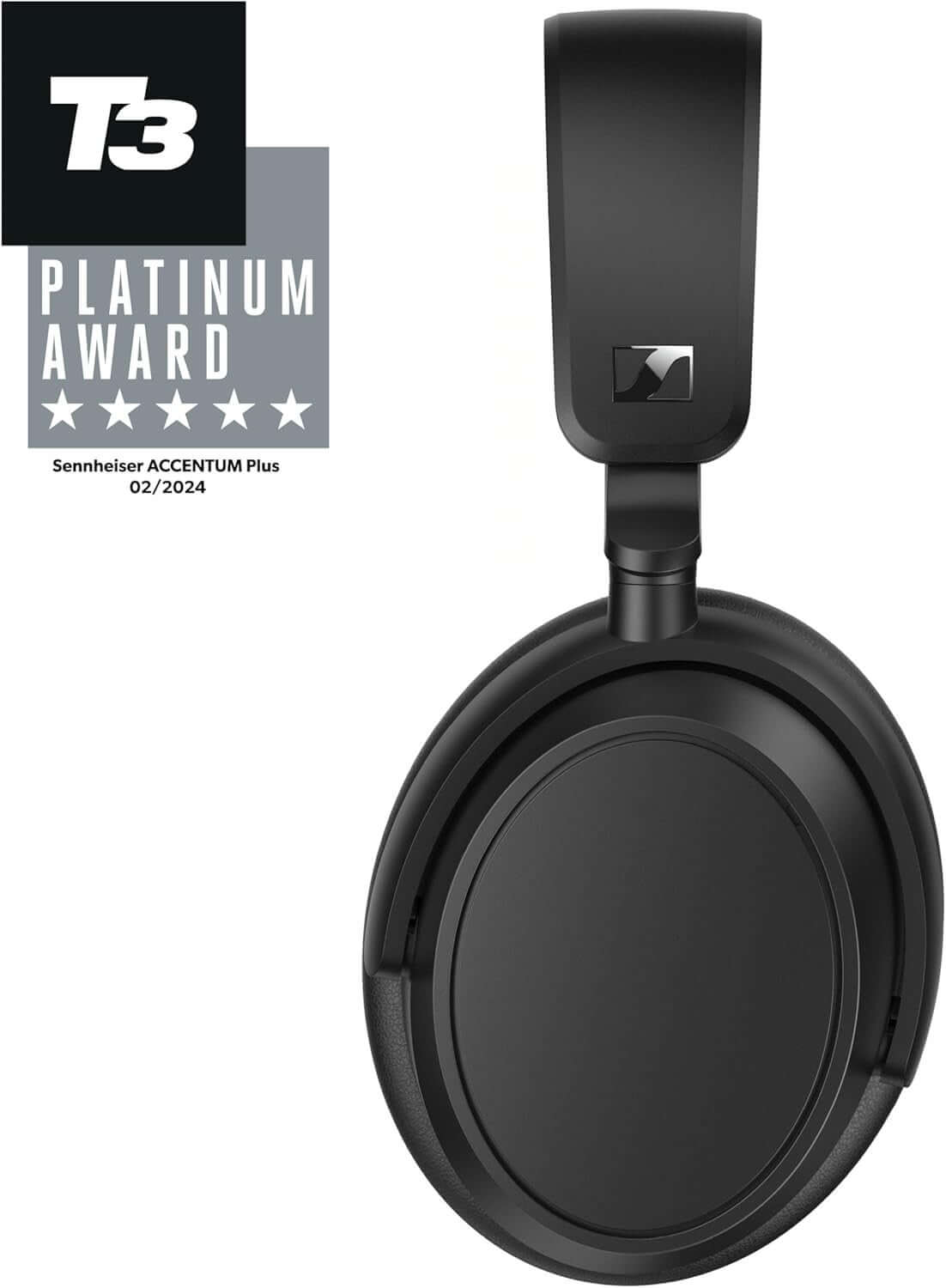 SENNHEISER ACCENTUM PLUS WIRELESS BLUETOOTH NOISE-CANCELLING HEADPHONES NEW with T3 Platinum Award
