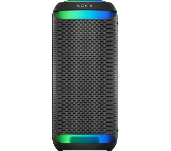 SONY SRS-XV800 BLUETOOTH MEGASOUND PARTY SPEAKER SYSTEM BLUETOOTH USB OPTICAL front view with LED lights