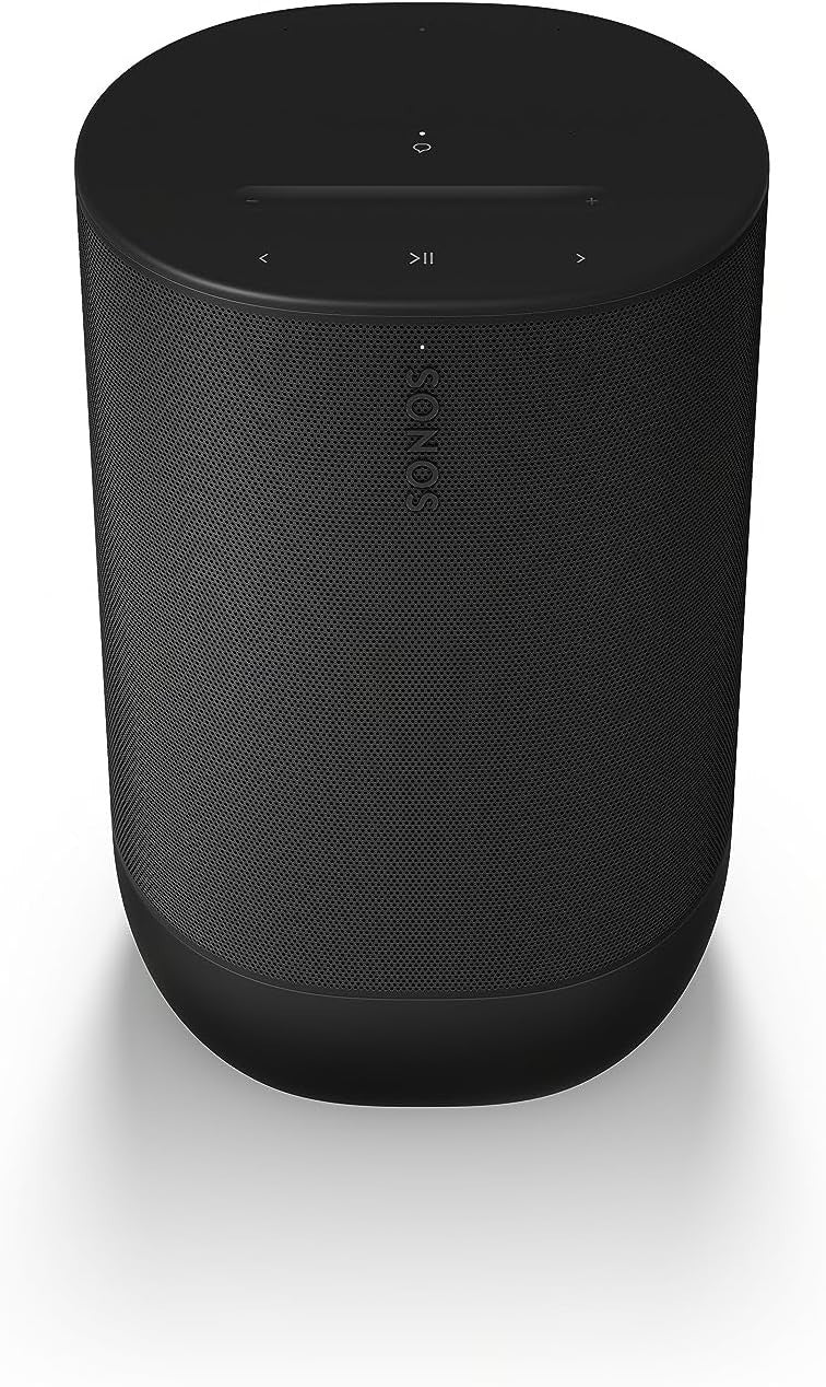 SONOS MOVE 2 PORTABLE WIRELESS MULTI-ROOM SMART SPEAKER AMAZON ALEXA BLACK NEW