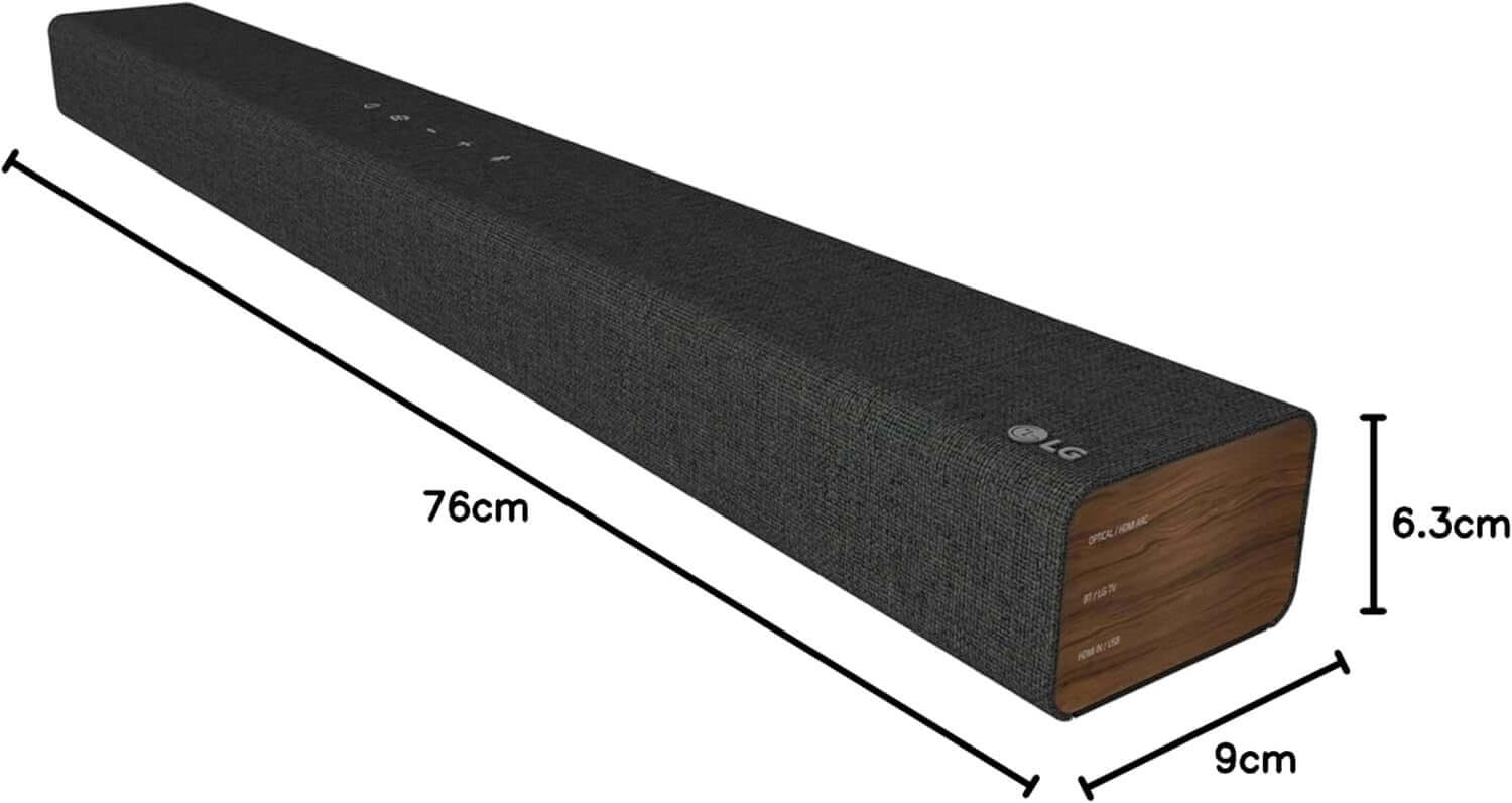 LG SOUNDBAR 2.1 ALL-IN-ONE BUILT-IN SUBWOOFER 100W BLUETOOTH HDMI OPTICAL SP2