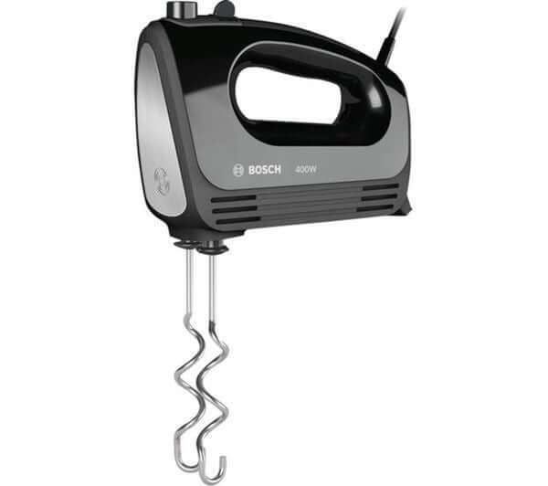 BOSCH CleverMixx MFQ2420BGB HAND MIXER MIX BEAT WHISK KNEAD 4 SPEED 400W BLACK
