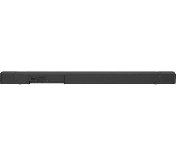 JVC TH-D565B SOUNDBAR BUILT-IN SUBWOOFER BLUETOOTH DOLBY ATMOS HDMI OPTICAL NEW side view showing connection ports