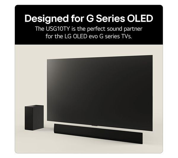 LG USG10TY SOUNDBAR HOME CINEMA 3.1 WIRELESS SUBWOOFER 4K DOLBY ATMOS RRP £999