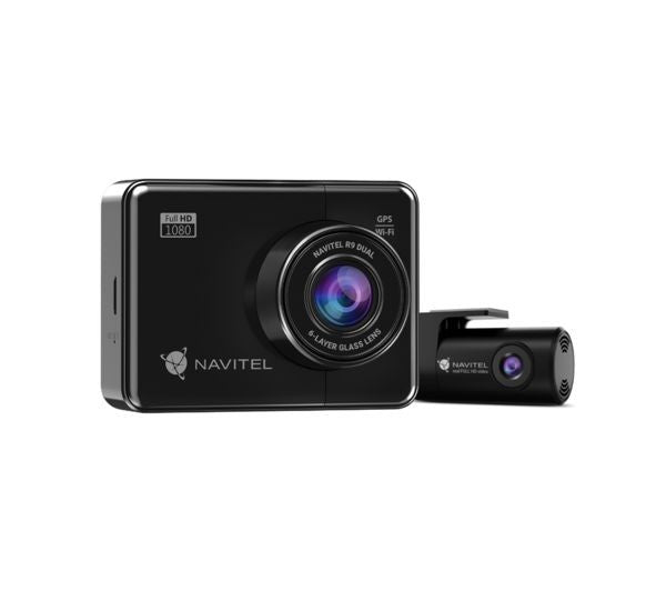 NAVITEL R9 DUAL FULL HD FRONT & REAR FACING DUAL DASH CAM N-R9-DUAL BLACK NEW