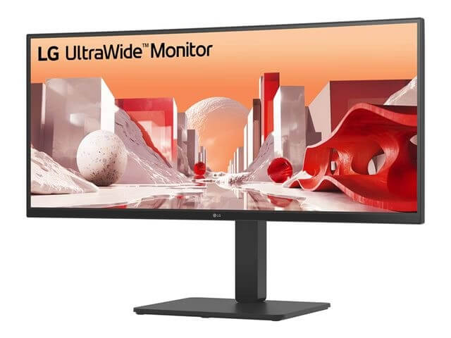 LG 34BA85QE-B 34" MONITOR ULTRAWIDE QUAD HD 1440P CURVED IPS HDMI DISPLAYPORT