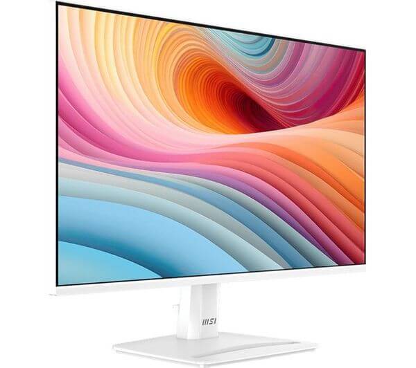 MSI PRO MP275W E2 FULL HD 27" LED MONITOR 1MS 120Hz HDMI DISPLAYPORT VGA WHITE with vibrant design