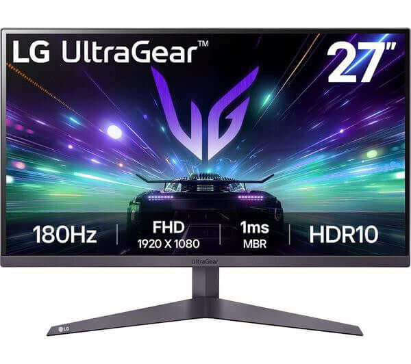 LG ULTRAGEAR 27GS50F-B 27" LCD GAMING MONITOR 1MS 180HZ HDR10 HDMI with vibrant colors and high refresh rate