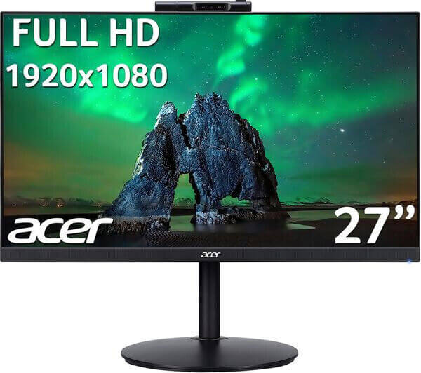 ACER CB272D 27 inch Full HD monitor with 1920x1080 resolution and vibrant colors, showcasing stunning visuals.