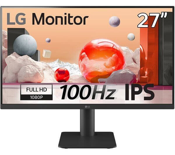 LG 27MS550 27" LCD IPS MONITOR FULL HD 1080P 250 cd/m² 1000:1 5MS 100Hz HDMI