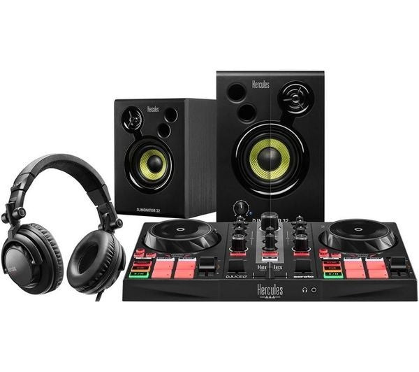 HERCULES DJControl INPULSE 200 MK2 AUDIO CONTROLLER LEARNING KIT BLACK NEW