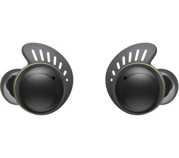 LG HEADPHONES TRUE WIRELESS BLUETOOTH NOISE-CANCELLING IN EAR TONE FREE UTF8Q in black, featuring adjustable noise-cancelling.