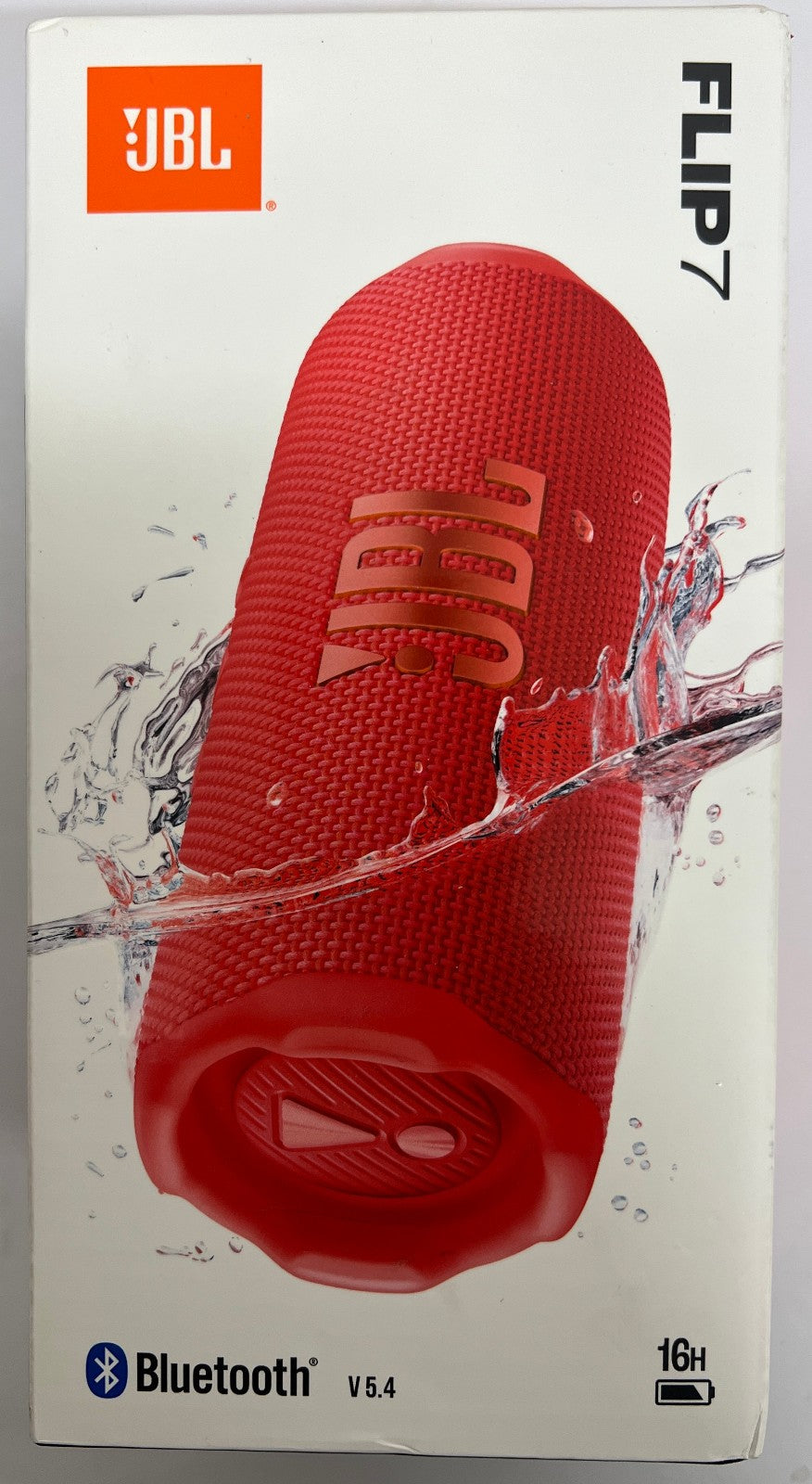 JBL FLIP 7 PORTABLE BLUETOOTH WIRELESS 35W SPEAKER IP68 RECHARGEABLE RED NEW