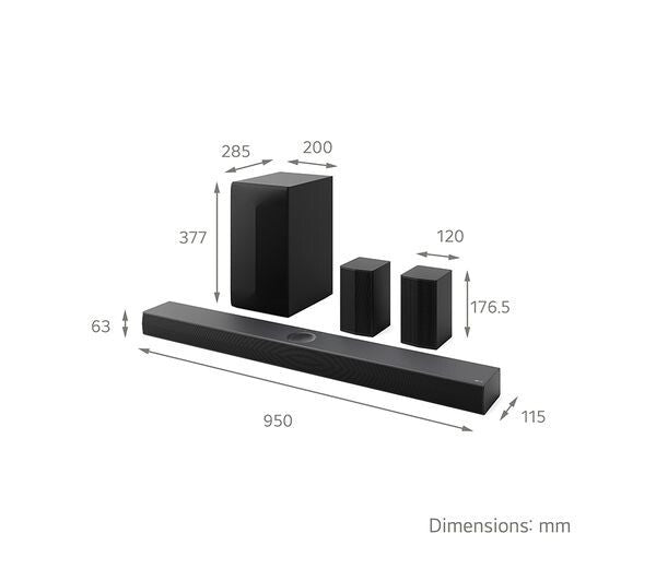 LG US70TR SOUNDBAR HOME CINEMA 5.1.1 WIRELESS SUBWOOFER DOLBY ATMOS RRP £699