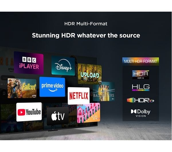 TCL T6C 43" QLED 4K TV SMART FIRE TV FREELY ALEX DOLBY VISION HDR HDMI 43T6C-UK