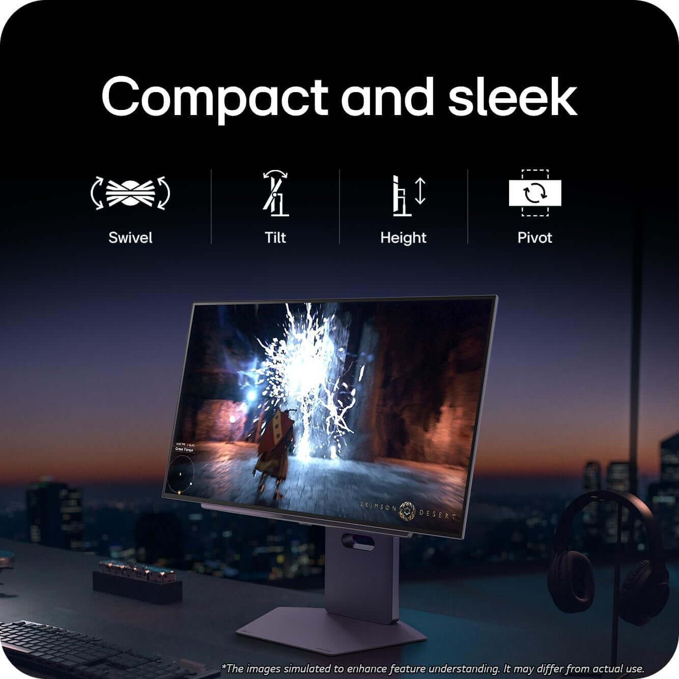 LG ULTRAGEAR 27" 27GX790A-B QUAD HD 1440P 480 Hz 0.03MS OLED GAMING MONITOR HDMI