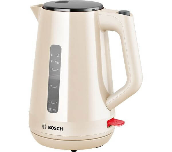 BOSCH MyMoments TWK1M127GB 3000W 1.7L DIGITAL DISPLAY ELECTRIC JUG KETTLE CREAM
