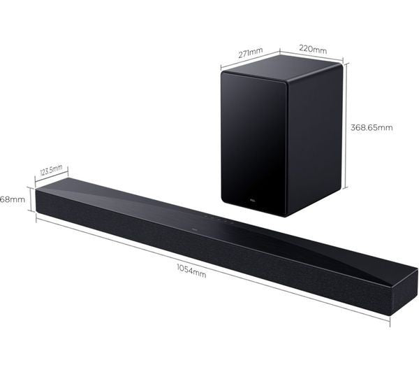 TCL Q65H 5.1 WIRELESS 580W HOME CINEMA SOUNDBAR SUBWOOFER DOLBY ATMOS Q65HK NEW
