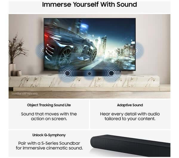 SAMSUNG Q7F 43" QLED TV VISION AI SMART 4K UHD ULTRA HD HDR BIXBY ALEXA HDMI
