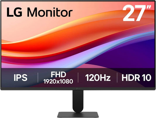 LG 27U411A-B 27" MONITOR FHD 1080P HDR10 IPS LCD 250 cd/m² 120HZ 5MS HDMI VGA