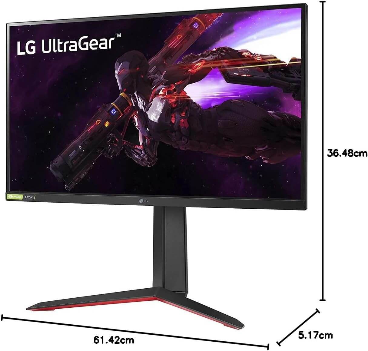 LG ULTRAGEAR 27GP850P QUAD HD 1440P 27" IPS LCD GAMING MONITOR 1MS DISPLAYPORT with sleek design and gaming visuals