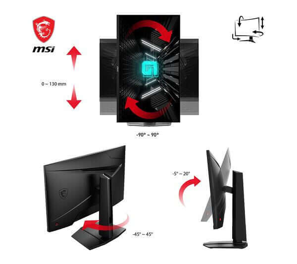 MSI G274QPF-E2 QUAD HD 1440P 27" IPS GAMING MONITOR 1MS HDMI DISPLAYPORT USB